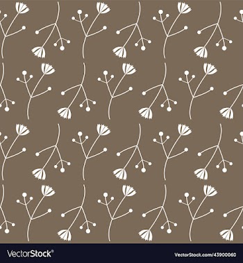 delicate floral and plant print