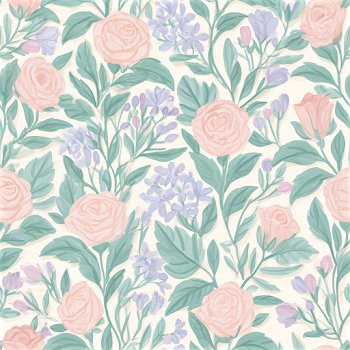Delicate Floral Wallpaper Pattern