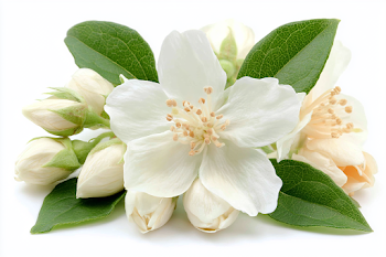 Delicate Jasmine Blossom with Buds