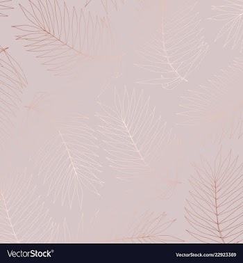  					Delicate pattern with tropical branches with vector image														