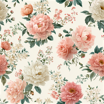 Delicate Watercolor Floral Pattern