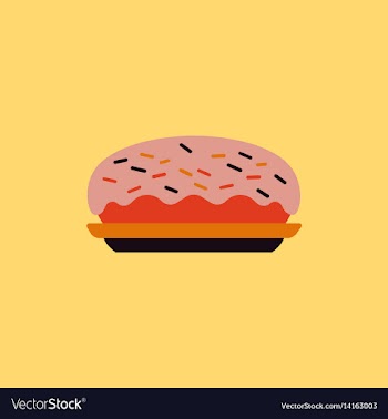 Delicious cake cake icon vector image