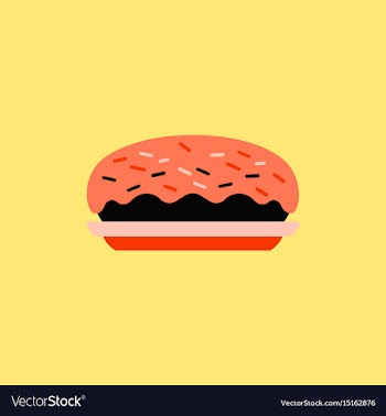 Delicious cake cake icon vector image