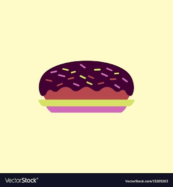 Delicious cake cake icon vector image