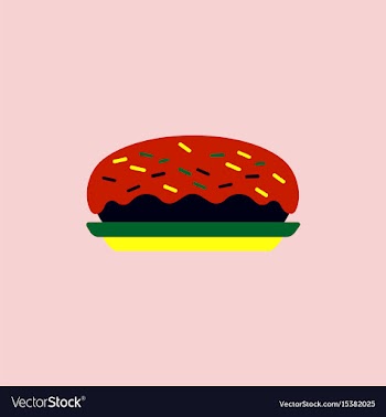 Delicious cake cake icon vector image