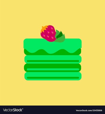 Delicious chocolate strawberry cake vector image