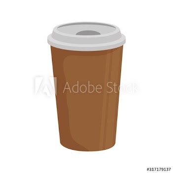 delicious coffee in plastic container design