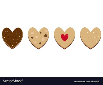 delicious cookies of different shapes and with
