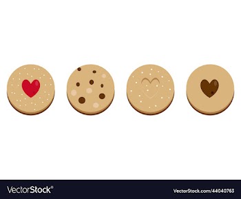delicious cookies of different shapes and with