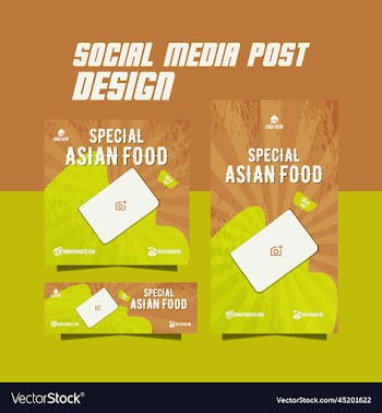 delicious food menu banner ads design