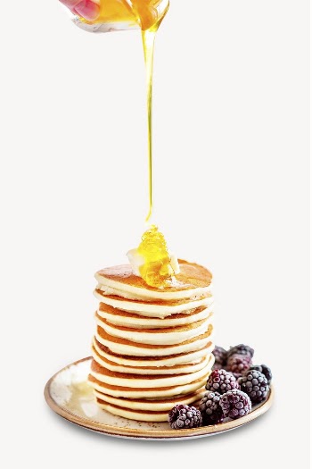 Delicious pancakes sticker, breakfast food | Free PSD - rawpixel