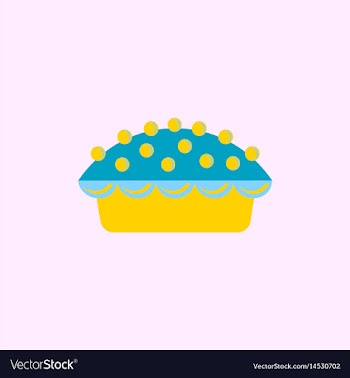 Delicious pie vector image