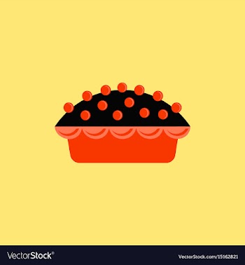 Delicious pie vector image