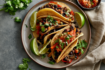 Delicious Vegetarian Tacos with Fresh Ingredients