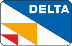 Delta Card Logo Vector