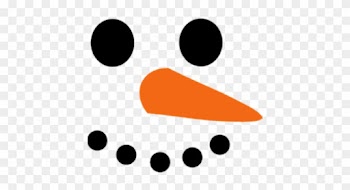 Deluxe Snowman Face Clipart Snowman Face Roblox - Snow Man Face