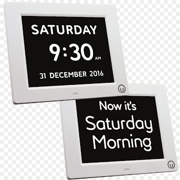Dementia Alzheimer's disease Unforgettable 2-in-1 Calendar & Day Clock Amnesia - electronic pill dispenser with alarm 