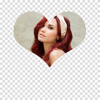DEMI LOVATO HEART transparent background PNG clipart