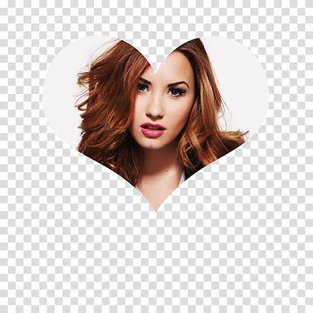DEMI LOVATO HEART transparent background PNG clipart