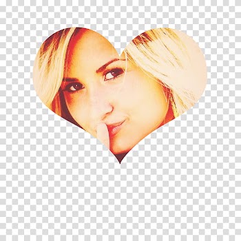 DEMI LOVATO HEART transparent background PNG clipart