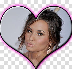 Demi Lovato Heart transparent background PNG clipart