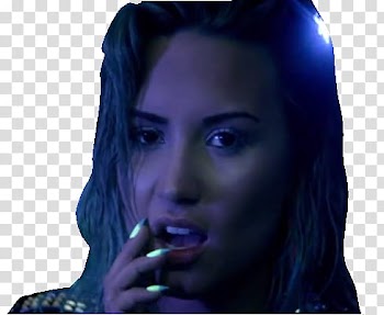 Demi Lovato Neon Lights, woman starring transparent background PNG clipart
