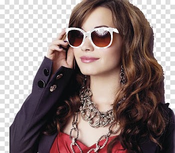 Demi, woman wearing white framed eyeglasses transparent background PNG clipart