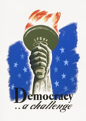 Democracy .. a challenge (1936) | Free Photo Illustration - rawpixel