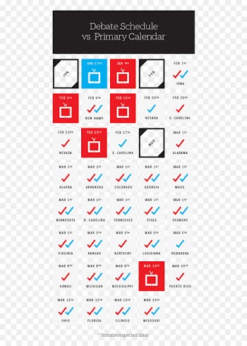 Democratic Party Debate Candidate Web page Logo -  