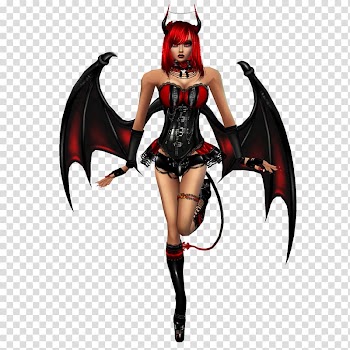 Demon Devil Costume Drawing, demon transparent background PNG clipart