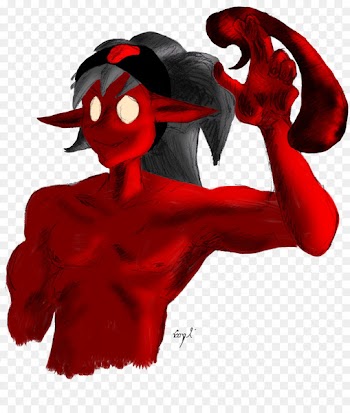 Demon Geek Light Altcoins Illustration - mais supportant l'ombre 