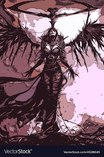 demon lady fantasy creative poster im