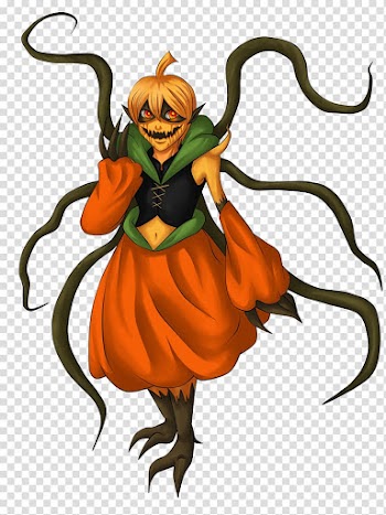 Demon Pumpkin Legendary creature , demon transparent background PNG clipart