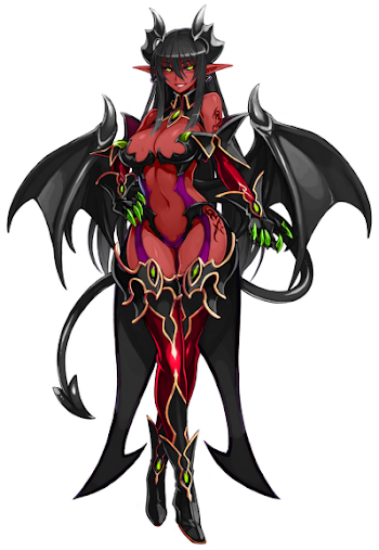 Demon 'recolor' - Monster Girl | Demons | Monster girl ...
