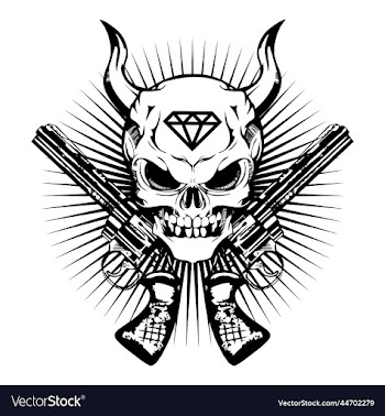 demon skull and guns free