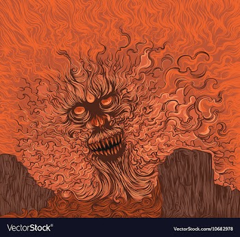 Demon vector image