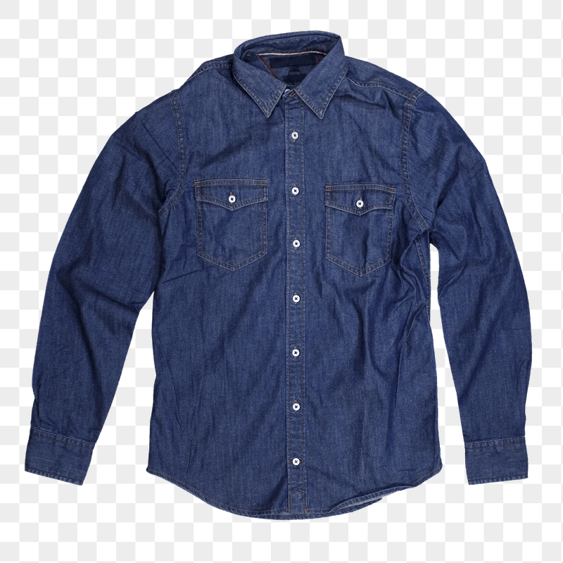 Denim shirt png sticker, transparent | Free PNG - rawpixel