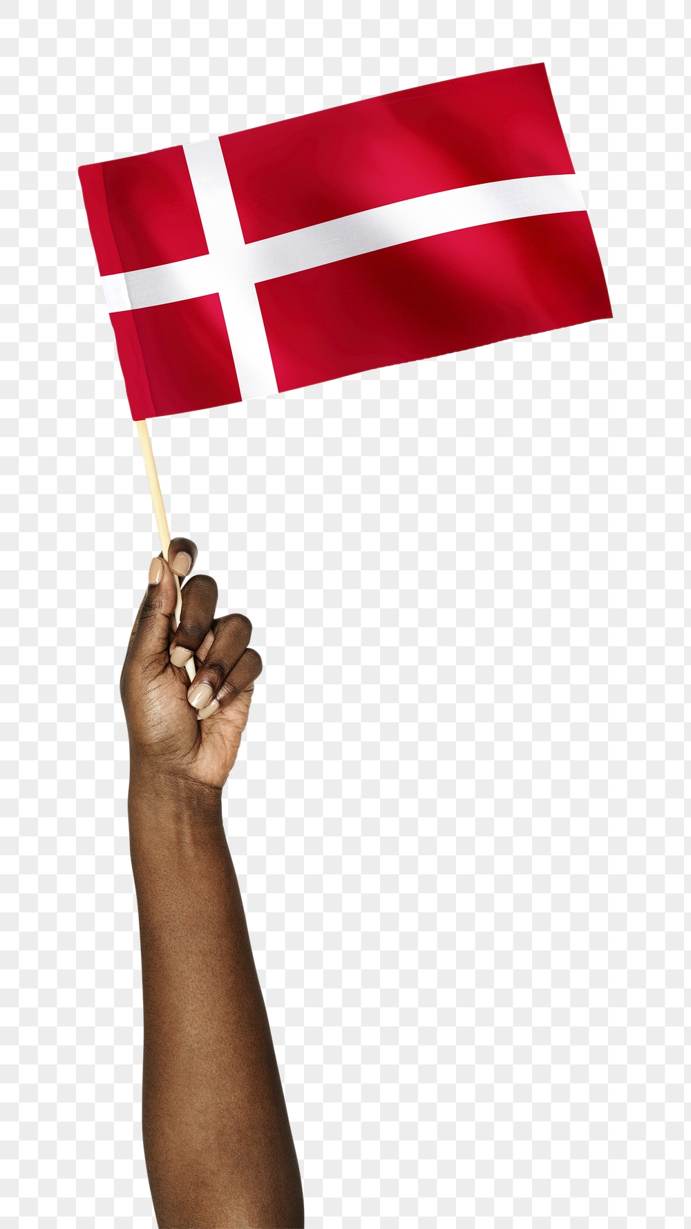 Denmark's flag png in black | Free PNG - rawpixel