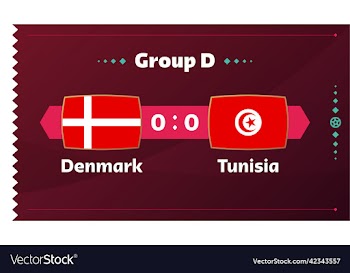 denmark vs tunisia football 2022 group d world