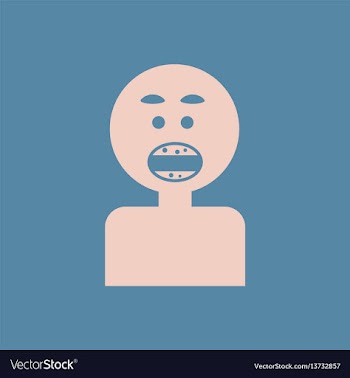 Dental and gum problems various symptoms of aids vector image