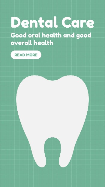 Dental care Facebook story template, | Free Vector Template - rawpixel