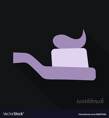 Dental concept toothbrush with toothpaste vector image