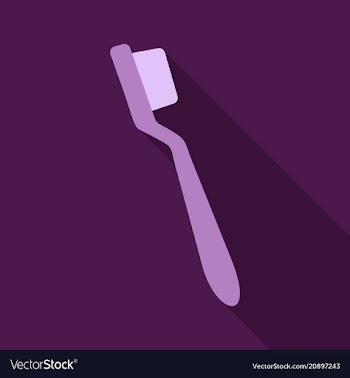 Dental concept toothbrush with toothpaste vector image