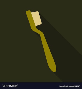Dental concept toothbrush with toothpaste vector image