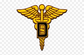 Dental Corps Caduceus Symbol - Army Medical Branch Insignia