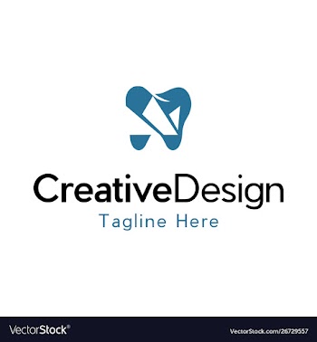 Dental dentist healthy care business logo vector image