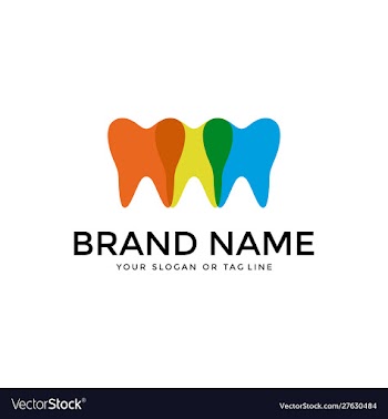 Dental design vector image