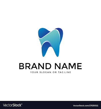 Dental design vector image