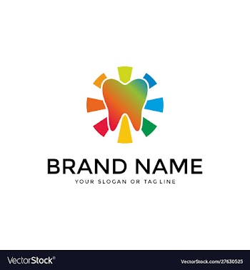 Dental design vector image
