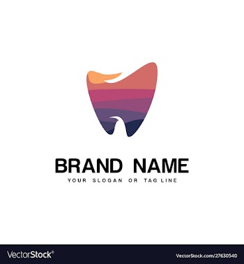 Dental design vector image